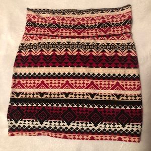 High waisted pencil skirt